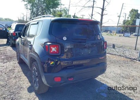 2016 Jeep Renegade Trailhawk from USA, damaged, VIN ZACCJBCT7GPD47115